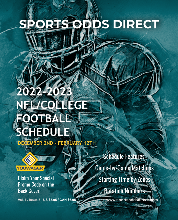 2022-2023 NFL/College Football Schedule, Book 3