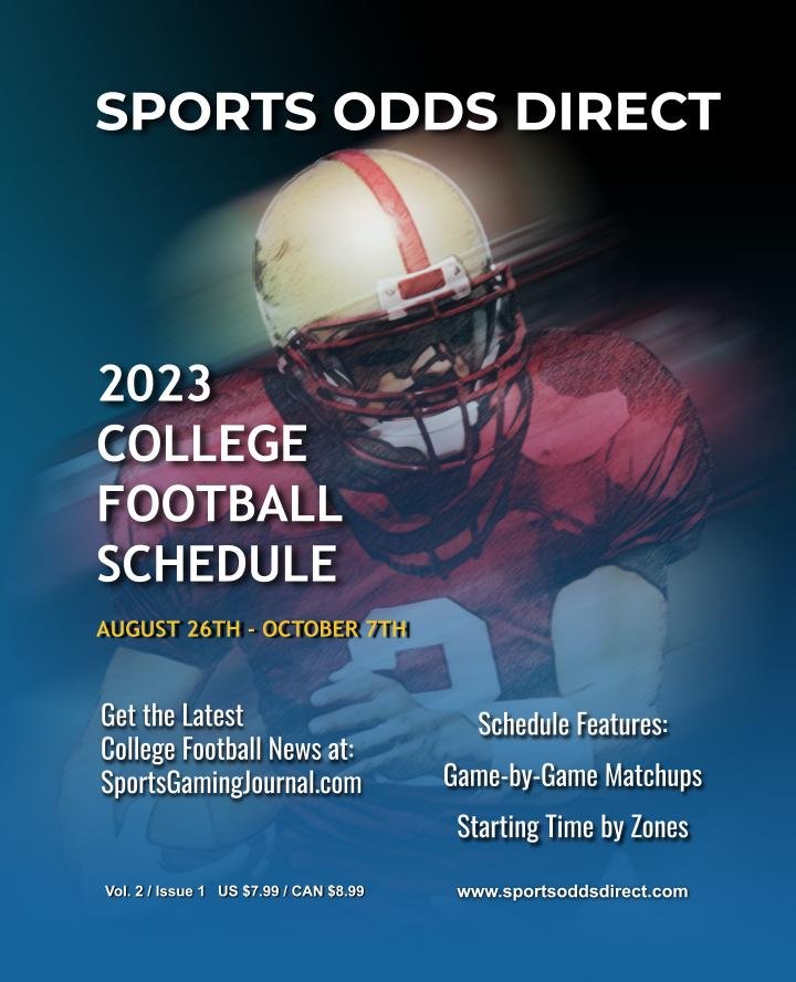 2023 College Football Schedule, Book 1
